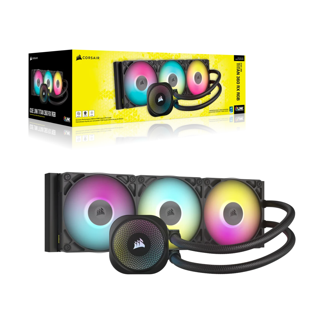 Corsair ICUE LINK TITAN 360 RX RGB